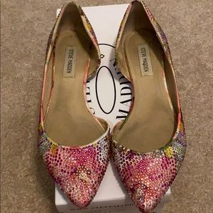 Steve madden Elsa bright rhinestone flats